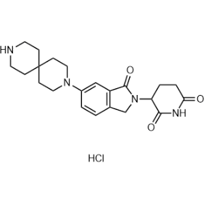 3-(1-Oxo-6-(3,9-diazaspiro[5.5]undecan-3-yl)isoindolin-2-yl)piperidine-2,6-dione hydrochloride|CS-1357347