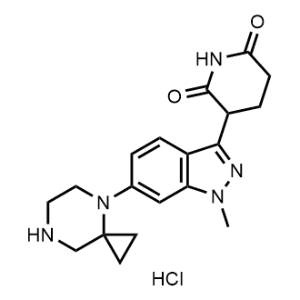 3-(1-Methyl-6-(4,7-diazaspiro[2.5]octan-4-yl)-1H-indazol-3-yl)piperidine-2,6-dione hydrochloride|CS-1357374