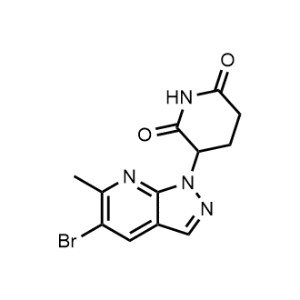 3-(5-Bromo-6-methyl-1H-pyrazolo[3,4-b]pyridin-1-yl)piperidine-2,6-dione|CS-1357377