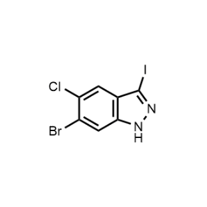 6-Bromo-5-chloro-3-iodo-1H-indazole|CS-1357381