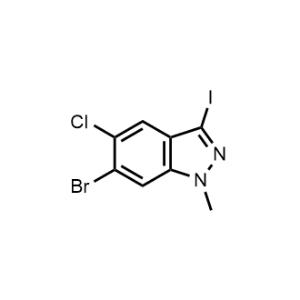 6-Bromo-5-chloro-3-iodo-1-methyl-1H-indazole|CS-1357382