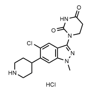 1-(5-Chloro-1-methyl-6-(piperidin-4-yl)-1H-indazol-3-yl)dihydropyrimidine-2,4(1H,3H)-dione hydrochloride|CS-1357384