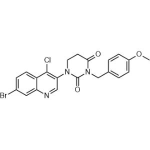 1-(7-Bromo-4-chloroquinolin-3-yl)-3-(4-methoxybenzyl)dihydropyrimidine-2,4(1H,3H)-dione|CS-1357393