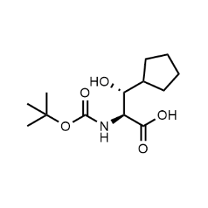 (2S,3R)-2-((tert-Butoxycarbonyl)amino)-3-cyclopentyl-3-hydroxypropanoic acid|CS-1357493