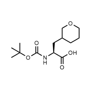 (2S)-2-((tert-Butoxycarbonyl)amino)-3-(tetrahydro-2H-pyran-3-yl)propanoic acid|CS-1357495