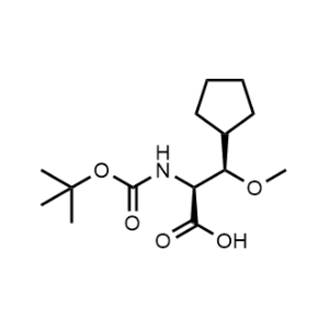 (2S,3R)-2-((tert-Butoxycarbonyl)amino)-3-cyclopentyl-3-methoxypropanoic acid|CS-1357496