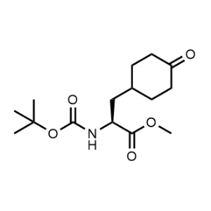Methyl (S)-2-((tert-butoxycarbonyl)amino)-3-(4-oxocyclohexyl)propanoate|CS-1357512