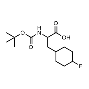 2-((tert-Butoxycarbonyl)amino)-3-(4-fluorocyclohexyl)propanoic acid|CS-1357514