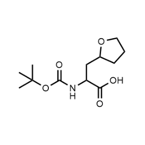 2-((tert-Butoxycarbonyl)amino)-3-(tetrahydrofuran-2-yl)propanoic acid|CS-1357525