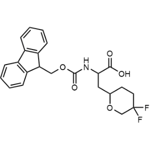 2-((((9H-Fluoren-9-yl)methoxy)carbonyl)amino)-3-(5,5-difluorotetrahydro-2H-pyran-2-yl)propanoic acid|CS-1357529