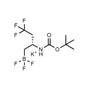 Potassium (R)-(2-((tert-butoxycarbonyl)amino)-4,4,4-trifluorobutyl)trifluoroborate|CS-1357546