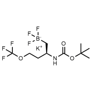 Potassium (R)-(2-((tert-butoxycarbonyl)amino)-4-(trifluoromethoxy)butyl)trifluoroborate|CS-1357558