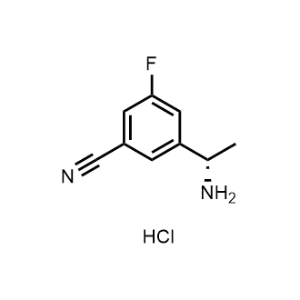 (S)-3-(1-Aminoethyl)-5-fluorobenzonitrile hydrochloride|CS-1357586