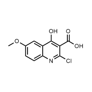 2-Chloro-4-hydroxy-6-methoxyquinoline-3-carboxylic acid|CS-1357588