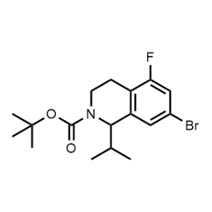 tert-Butyl 7-bromo-5-fluoro-1-isopropyl-3,4-dihydroisoquinoline-2(1H)-carboxylate|CS-1357600