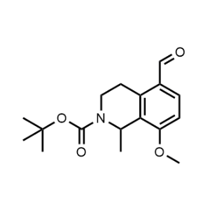 tert-Butyl 5-formyl-8-methoxy-1-methyl-3,4-dihydroisoquinoline-2(1H)-carboxylate|CS-1357603