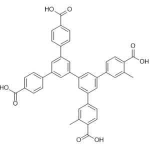 5'-(4-Carboxy-3-methylphenyl)-5''-(4-carboxyphenyl)-3-methyl-[1,1':3',1'':3'',1'''-quaterphenyl]-4,4'''-dicarboxylic acid|CS-1357613