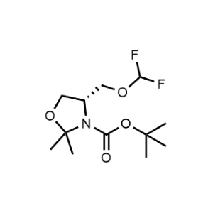 tert-Butyl (R)-4-((difluoromethoxy)methyl)-2,2-dimethyloxazolidine-3-carboxylate|CS-1357656