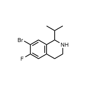 7-Bromo-6-fluoro-1-isopropyl-1,2,3,4-tetrahydroisoquinoline|CS-1357663
