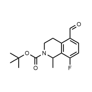 tert-Butyl 8-fluoro-5-formyl-1-methyl-3,4-dihydroisoquinoline-2(1H)-carboxylate|CS-1357665