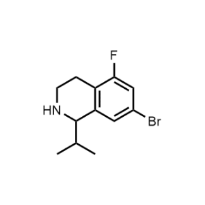 7-Bromo-5-fluoro-1-isopropyl-1,2,3,4-tetrahydroisoquinoline|CS-1357667