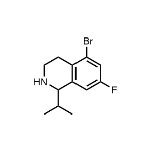 5-Bromo-7-fluoro-1-isopropyl-1,2,3,4-tetrahydroisoquinoline|CS-1357668