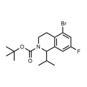 tert-Butyl 5-bromo-7-fluoro-1-isopropyl-3,4-dihydroisoquinoline-2(1H)-carboxylate|CS-1357676