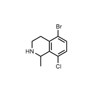 5-Bromo-8-chloro-1-methyl-1,2,3,4-tetrahydroisoquinoline|CS-1357678