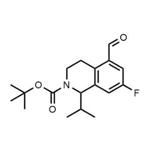 tert-Butyl 7-fluoro-5-formyl-1-isopropyl-3,4-dihydroisoquinoline-2(1H)-carboxylate|CS-1357679