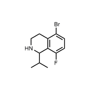 5-Bromo-8-fluoro-1-isopropyl-1,2,3,4-tetrahydroisoquinoline|CS-1357682