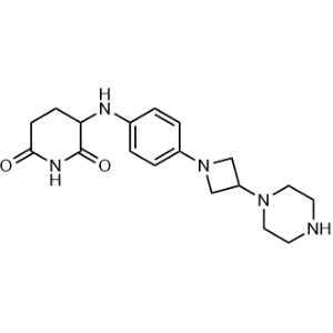 3-((4-(3-(Piperazin-1-yl)azetidin-1-yl)phenyl)amino)piperidine-2,6-dione|CS-1357853