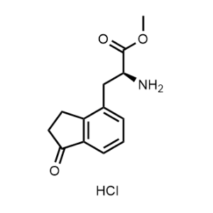 Methyl (S)-2-amino-3-(1-oxo-2,3-dihydro-1H-inden-4-yl)propanoate hydrochloride|CS-1357904