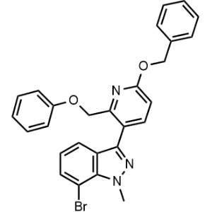 3-(6-(Benzyloxy)-2-(phenoxymethyl)pyridin-3-yl)-7-bromo-1-methyl-1H-indazole|CS-1357919