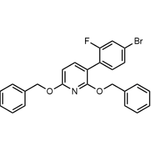 2,6-Bis(benzyloxy)-3-(4-bromo-2-fluorophenyl)pyridine|CS-1357930