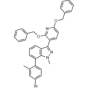 3-(2,6-Bis(benzyloxy)pyridin-3-yl)-7-(4-bromo-2-methylphenyl)-1-methyl-1H-indazole|CS-1357932