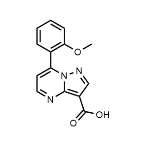 7-(2-Methoxyphenyl)pyrazolo[1,5-a]pyrimidine-3-carboxylic acid|CS-1357946