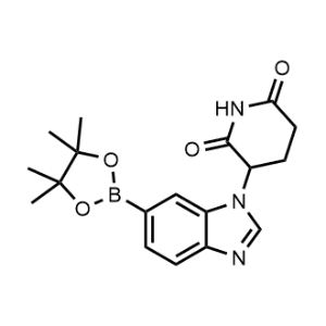 3-(6-(4,4,5,5-Tetramethyl-1,3,2-dioxaborolan-2-yl)-1H-benzo[d]imidazol-1-yl)piperidine-2,6-dione|CS-1357966