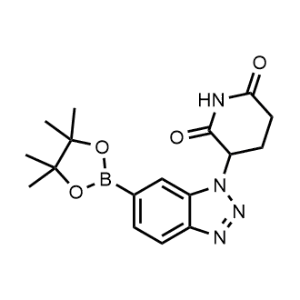 3-(6-(4,4,5,5-Tetramethyl-1,3,2-dioxaborolan-2-yl)-1H-benzo[d][1,2,3]triazol-1-yl)piperidine-2,6-dione|CS-1357971