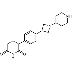 3-(4-(1-(Piperidin-4-yl)azetidin-3-yl)phenyl)piperidine-2,6-dione|CS-1357978