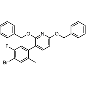 2,6-Bis(benzyloxy)-3-(4-bromo-5-fluoro-2-methylphenyl)pyridine|CS-1357980