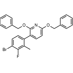 2,6-Bis(benzyloxy)-3-(4-bromo-3-fluoro-2-methylphenyl)pyridine|CS-1357981