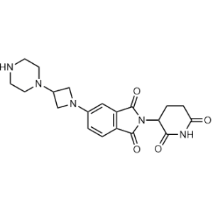 2-(2,6-Dioxopiperidin-3-yl)-5-(3-(piperazin-1-yl)azetidin-1-yl)isoindoline-1,3-dione|CS-1357987
