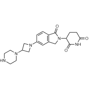 3-(1-Oxo-5-(3-(piperazin-1-yl)azetidin-1-yl)isoindolin-2-yl)piperidine-2,6-dione|CS-1357989