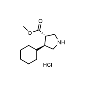 Methyl (3S,4S)-4-cyclohexylpyrrolidine-3-carboxylate hydrochloride|CS-1357997