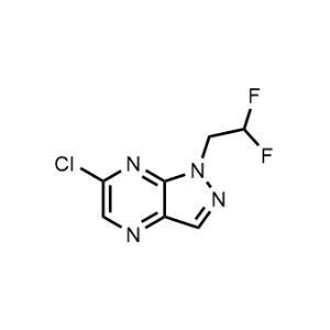6-Chloro-1-(2,2-difluoroethyl)-1H-pyrazolo[3,4-b]pyrazine|CS-1358007