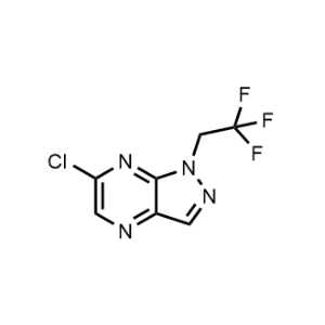 6-Chloro-1-(2,2,2-trifluoroethyl)-1H-pyrazolo[3,4-b]pyrazine|CS-1358008