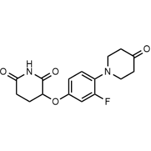 3-(3-Fluoro-4-(4-oxopiperidin-1-yl)phenoxy)piperidine-2,6-dione|CS-1358012