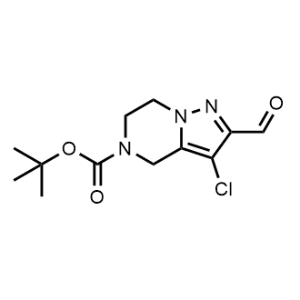 tert-Butyl 3-chloro-2-formyl-6,7-dihydropyrazolo[1,5-a]pyrazine-5(4H)-carboxylate|CS-1358020