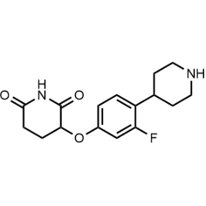 3-(3-Fluoro-4-(piperidin-4-yl)phenoxy)piperidine-2,6-dione|CS-1358022