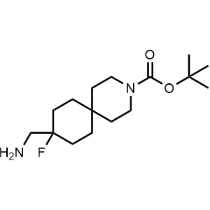 tert-Butyl 9-(aminomethyl)-9-fluoro-3-azaspiro[5.5]undecane-3-carboxylate|CS-1358043